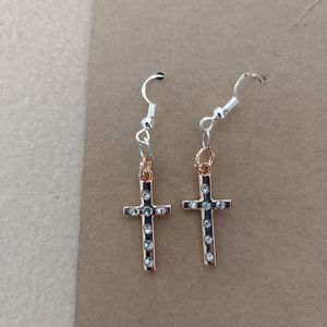 Cross earrings